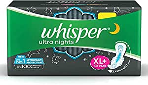 WHISPER ULTRA NIGHTS XL 30 PADS